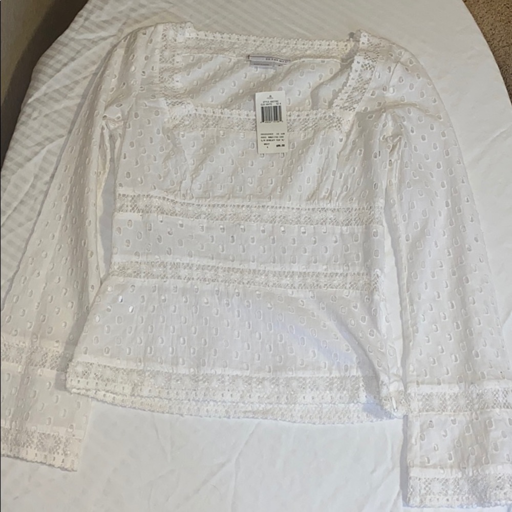 To The Max white long sleeve